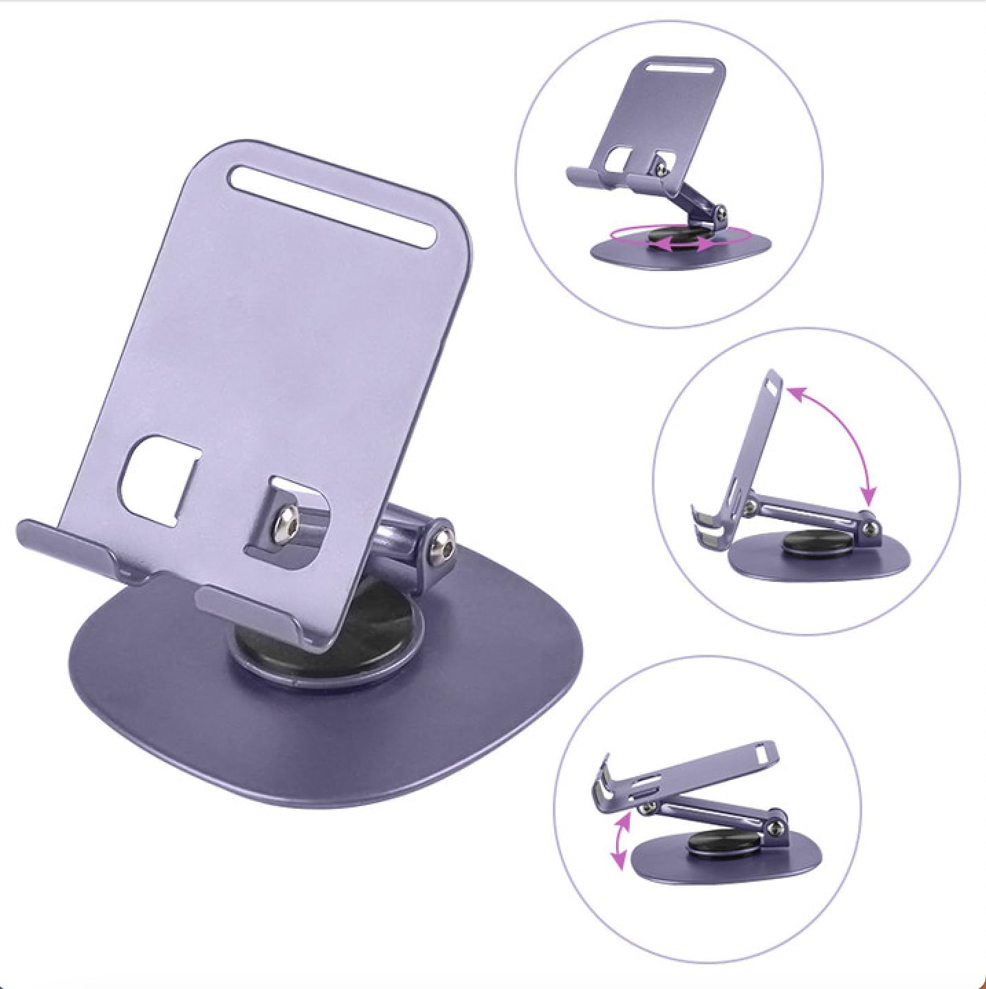 Metal Mobile Stand With 360 degree Rotation