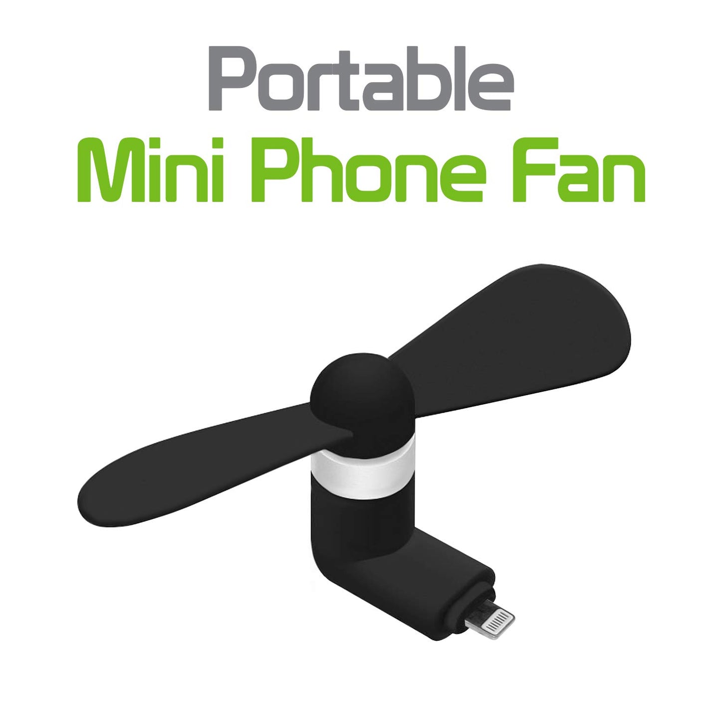 Portable Mini USB Fan for iPhones | Lightning Devices Multicolours
