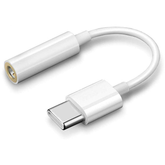 C to 3.5 MM Jack For Samsung (White)