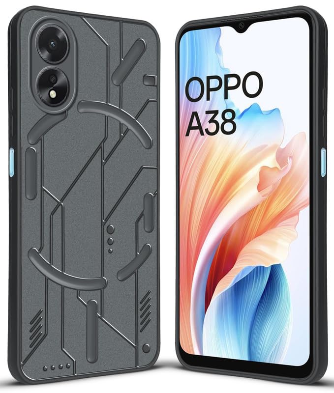 VAKIBO Black Coloured Back Cover Case Suitable for Oppo A18