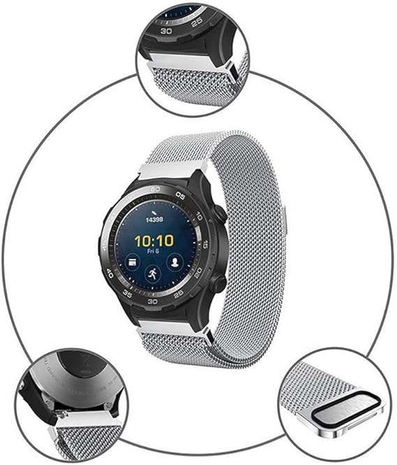 Magnetic Metal Belt for Watch(Silver 42-44-45-49mm)