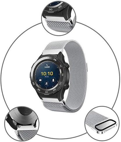 Magnetic Metal Belt for Watch(Silver 42-44-45-49mm)
