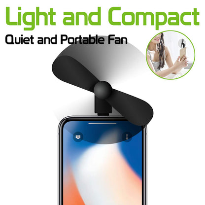 Portable Mini USB Fan for iPhones | Lightning Devices Multicolours