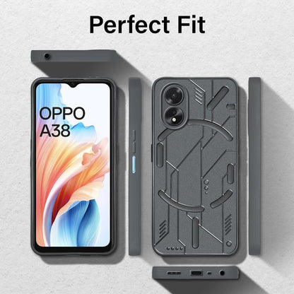 VAKIBO Black Coloured Back Cover Case Suitable for Oppo A18