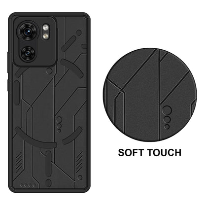 VAKIBO Black Coloured Back Cover Case Suitable for Moto Edge 40
