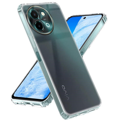 VAKIBO Premium Clear 1.5MM Thick Transparent Soft TPU Rubber Back Cover Case With Camera Protection Suitable for Vivo Y38