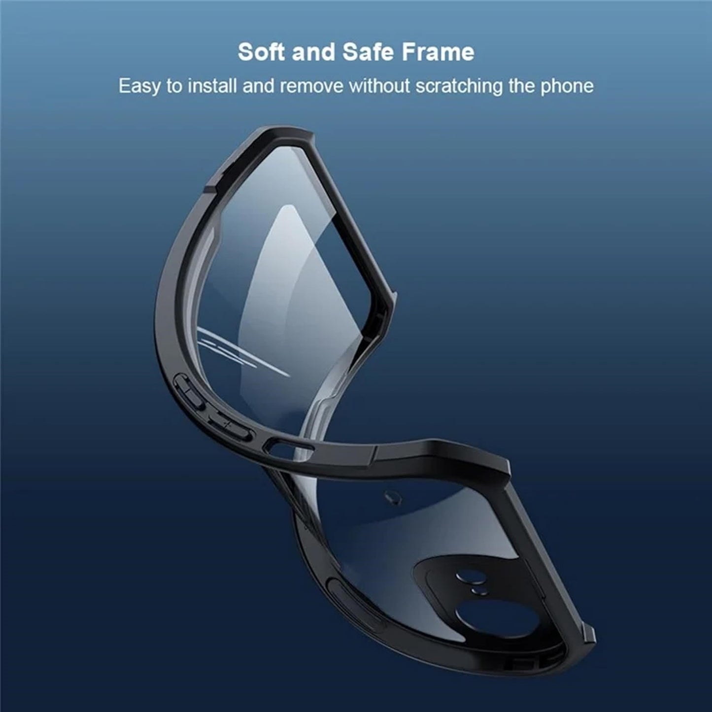 VAKIBO Best Selling Black and Transparent Coloured Made With Soft TPU and Acrylic Back Cover Case With 4 Corner and Camera Protection Suitable for iPhone 16E