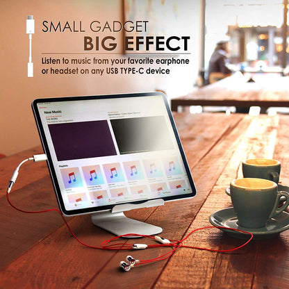 C to 3.5 MM Jack For Samsung (White)