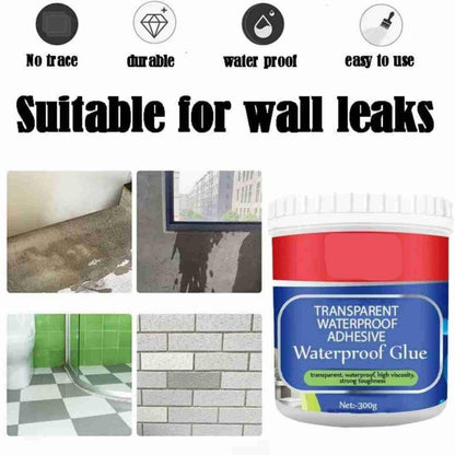 Waterproof Glue, Waterproof Insulating Sealant, Transparent Repairing Leak Waterproof Adhesive, Super Strong Bonding Sealant Invisible Agent Waterproofing Adhesive