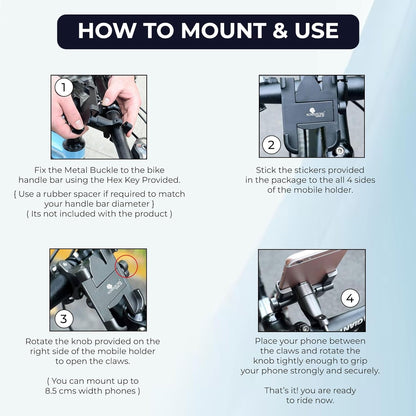 BIKEMOUNT METAL MOBILE HOLDER C1