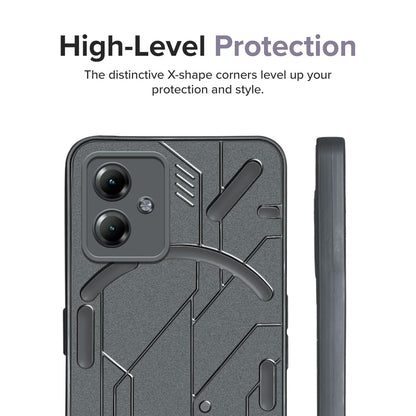 VAKIBO Black Coloured Back Cover Case Suitable for Moto G14