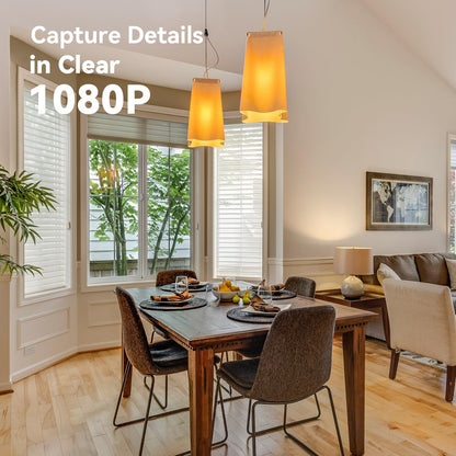 Imou 360° 1080P Full HD CCTV Security Camera, Human Detection, Motion Tracking, 2-Way Audio, Night Vision, Dome Camera with WiFi & Ethernet Connection