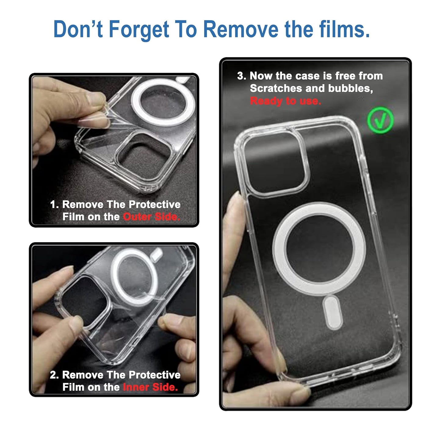 VAKIBO Megnatic Magsafe White Coloured Soft with Hard back Back Cover Case With Camera Protection Ring Suitable for iPhone 16E