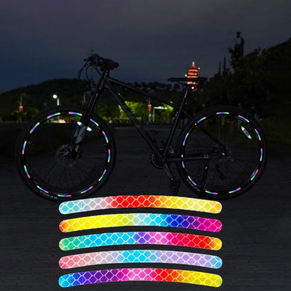 Night Safety Reflective Wheel Rim Stripe Stickers