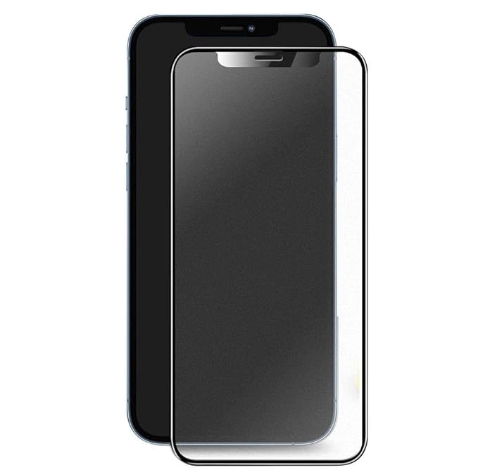 Super Premium Quality Tempered Glass Screen Guard Protector With Black Border Suitable For iPhone 12 ProMax