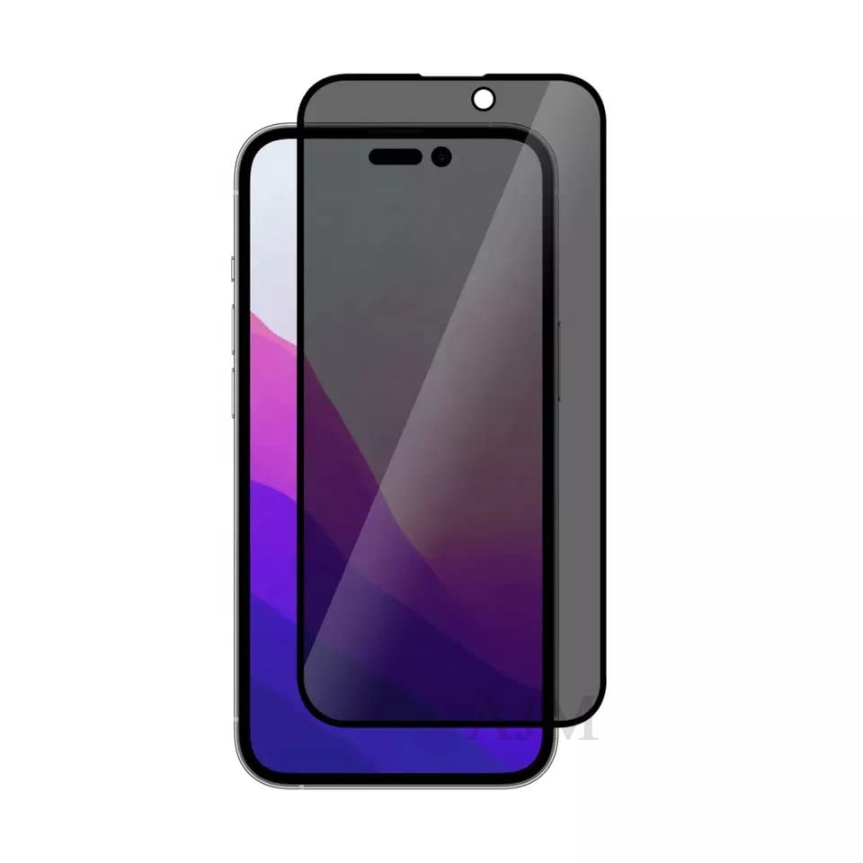 Super Premium Quality Tempered Glass Screen Guard Protector With Black Border Suitable For iPhone 14 Pro Max