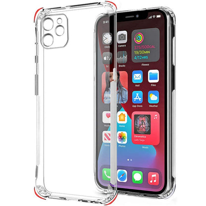 VAKIBO Super Premium Soft TPU Transparent Case With Dustplug,Side Grip,Corner Protection,lanyard Cuts,Camera Protection Suitable for iPhone 12 Mini
