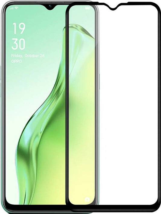 Super Premium Quality Tempered Glass Screen Guard Protector With Black Border Suitable For Realme Narzo 20