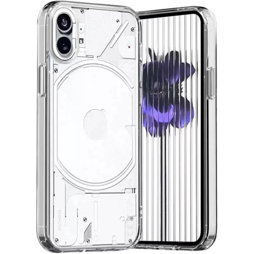 VAKIBO Transparent Premium Quality Back Cover Made With Soft TPU/ Silicon Rubber Suitable For Nothing 1
