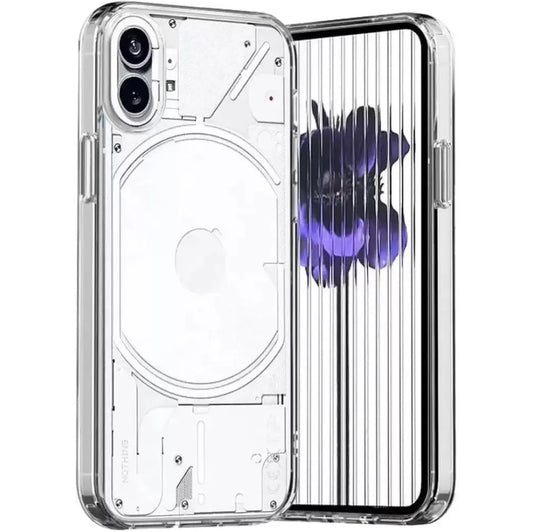 VAKIBO Transparent Premium Quality Back Cover Made With Soft TPU/ Silicon Rubber Suitable For Nothing 1