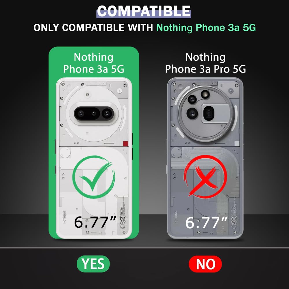 VAKIBO Transparent Back Cover Case Suitable for Nothing 3A