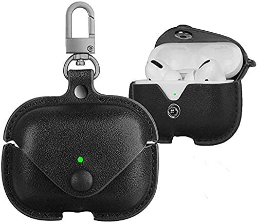 AIRPOD PRO1-2 CASE LEATHER TYPE(Black)