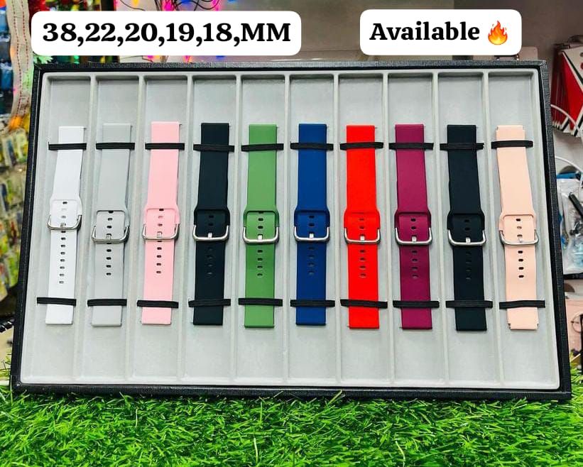 Watch Belt With Steel Lock(Mix Colour)