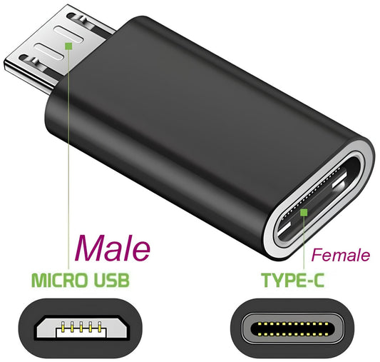 Charging Connector C type To Micro(Mix Colors)