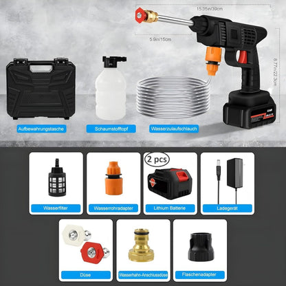 Car & Bike Washer with 2 Battery