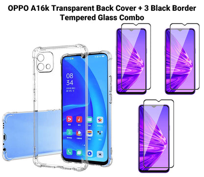 VAKIBO Super Premium Soft TPU Transparent Case With Dustplug,Side Grip,Corner Protection,lanyard Cuts,Camera Protection Suitable for Oppo A16k