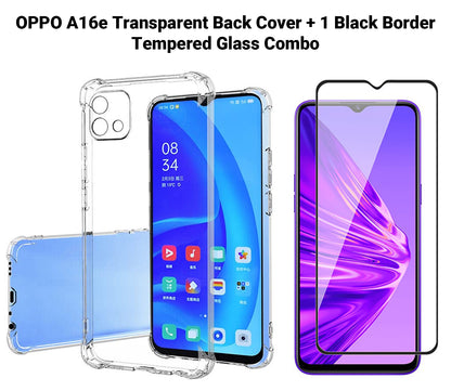 VAKIBO Super Premium Soft TPU Transparent Case With Dustplug,Side Grip,Corner Protection,lanyard Cuts,Camera Protection Suitable for Oppo A16e