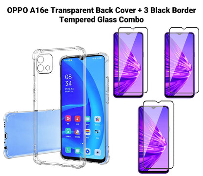 VAKIBO Super Premium Soft TPU Transparent Case With Dustplug,Side Grip,Corner Protection,lanyard Cuts,Camera Protection Suitable for Oppo A16e