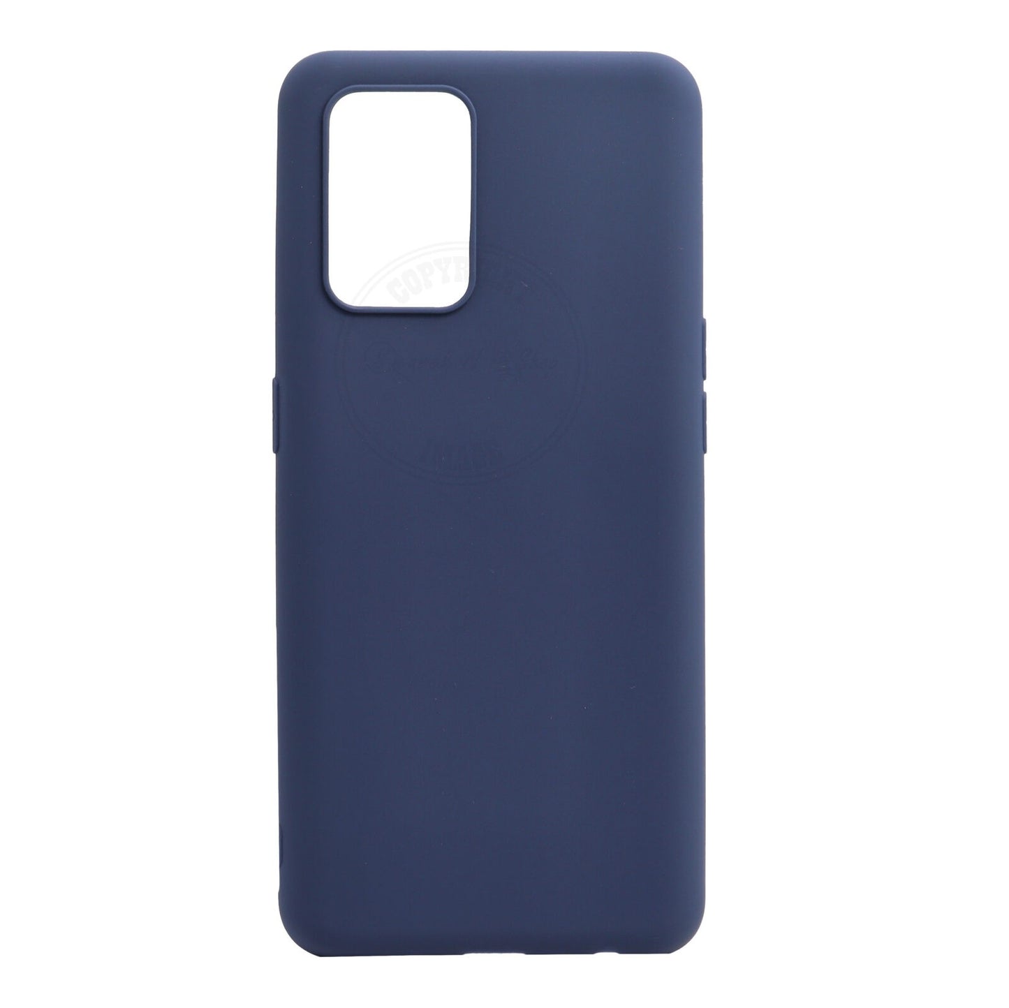 VAKIBO 1.2 MM Thick Blue Coloured Soft TPU Rubber Back Cover Case With Camera Protection Ring Suitable for Oppo F19