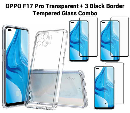 VAKIBO Super Premium Soft TPU Transparent Case With Dustplug,Side Grip,Corner Protection,lanyard Cuts,Camera Protection Suitable for Oppo F17 Pro