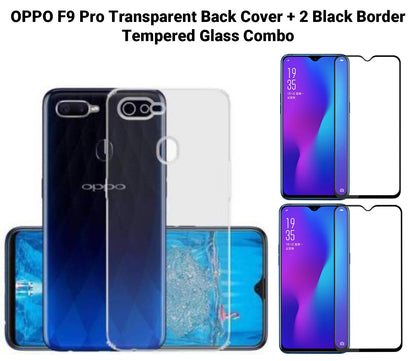 VAKIBO Super Premium Soft TPU Transparent Case With Dustplug,Side Grip,Corner Protection,lanyard Cuts,Camera Protection Suitable for Oppo F9 Pro