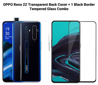 VAKIBO Super Premium Soft TPU Transparent Case With Dustplug,Side Grip,Corner Protection,lanyard Cuts,Camera Protection Suitable for Oppo Reno 2Z