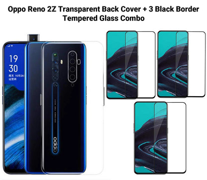 VAKIBO Super Premium Soft TPU Transparent Case With Dustplug,Side Grip,Corner Protection,lanyard Cuts,Camera Protection Suitable for Oppo Reno 2Z