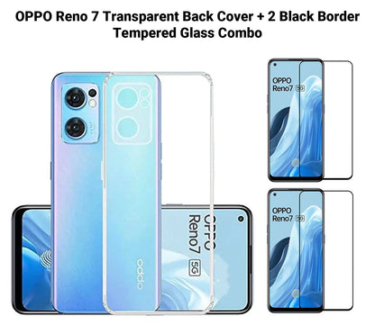 VAKIBO Super Premium Soft TPU Transparent Case With Dustplug,Side Grip,Corner Protection,lanyard Cuts,Camera Protection Suitable for Oppo Reno 7