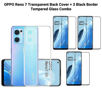 VAKIBO Super Premium Soft TPU Transparent Case With Dustplug,Side Grip,Corner Protection,lanyard Cuts,Camera Protection Suitable for Oppo Reno 7