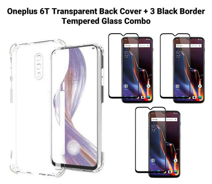 VAKIBO Super Premium Soft TPU Transparent Case With Dustplug,Side Grip,Corner Protection,lanyard Cuts,Camera Protection Suitable for Oneplus 6T