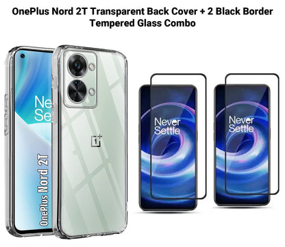 VAKIBO Super Premium Soft TPU Transparent Case With Dustplug,Side Grip,Corner Protection,lanyard Cuts,Camera Protection Suitable for OnePlus Nord 2T