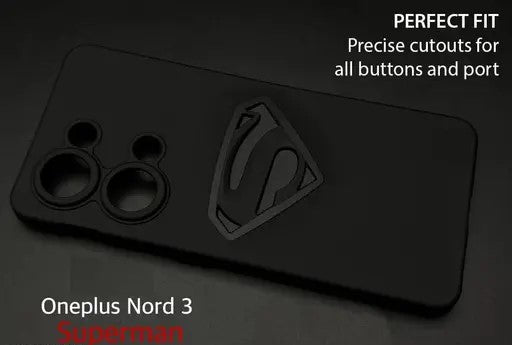 VAKIBO Black Coloured Back Cover Case Suitable for OnePlus Nord 3