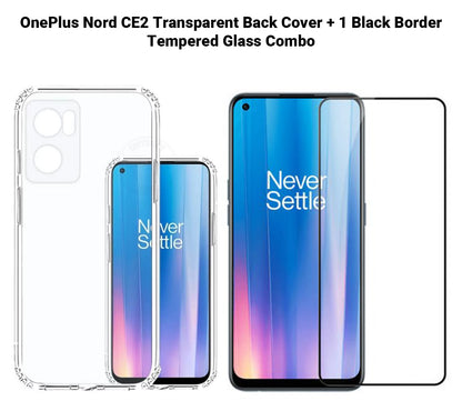 VAKIBO Super Premium Soft TPU Transparent Case With Dustplug,Side Grip,Corner Protection,lanyard Cuts,Camera Protection Suitable for OnePlus Nord CE2