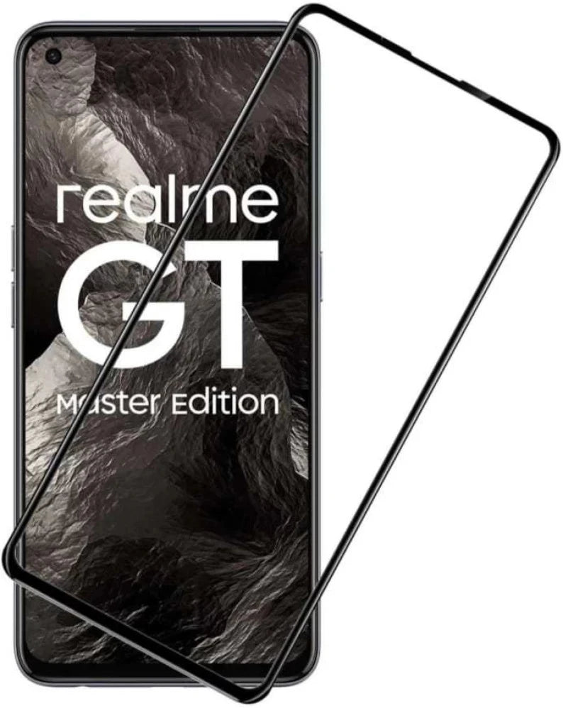 Super Premium Quality Tempered Glass Screen Guard Protector With Black Border Suitable For Realme GT Master