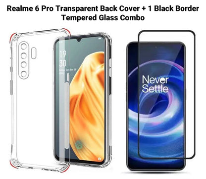 VAKIBO Super Premium Soft TPU Transparent Case With Dustplug,Side Grip,Corner Protection,lanyard Cuts,Camera Protection Suitable for Realme 6 Pro