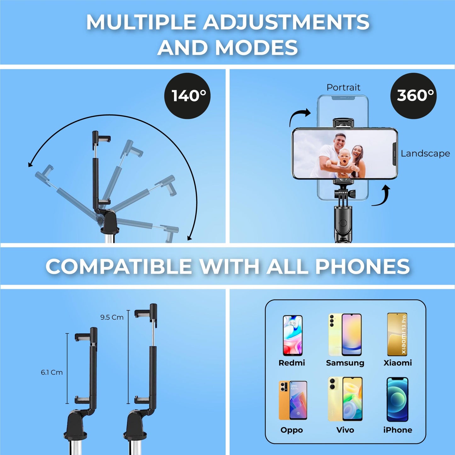 Selfie Stick Q07 without Lite