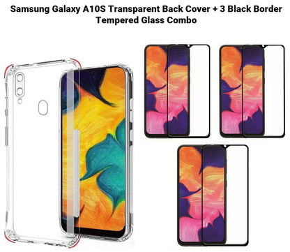 VAKIBO Super Premium Soft TPU Transparent Case With Dustplug,Side Grip,Corner Protection,lanyard Cuts,Camera Protection Suitable for Samsung A10s