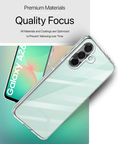 VAKIBO Transparent Back Cover Case Suitable for Samsung Galaxy A26