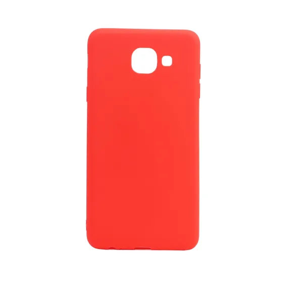 VAKIBO 1.2 MM Thick Red Coloured Soft TPU Rubber Back Cover Case With Camera Protection Ring Suitable for Samsung Galaxy J7 Max