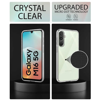 VAKIBO Transparent Back Cover Case Suitable for Samsung Galaxy F16